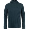 image:imageFjllrven Abisko Mens Wool Hoodie  Temperature Regulating Merino Wool Lightweight Warmth  Hiking TrekkingDark Navy