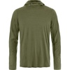 image:imageFjllrven Abisko Mens Wool Hoodie  Temperature Regulating Merino Wool Lightweight Warmth  Hiking TrekkingLaurel Green