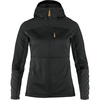 image:imageFjllrven Abisko Trail Womens Hooded Full Zip Fleece  Breathable Comfortable Lightweight Fleece Warmth  HikingBlack