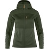 image:imageFjllrven Abisko Trail Womens Hooded Full Zip Fleece  Breathable Comfortable Lightweight Fleece Warmth  HikingDeep Forest