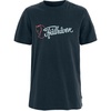 image:imageFjllrven Archive Logo Mens TShirt  Organic Cotton Breathable Comfortable Soft Feel  Hiking TravelDark Navy