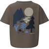 image:imageFjllrven Forest Walk Womens TShirt  Breathable Comfortable Organic Cotton Fabric Relaxed Fit  Hiking TravelSuede Brown