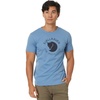 image:imageFjllrven Fox Mens TShirt  Breathable Comfortable Organic Cotton Fabric Classic Logo  Hiking TravelDawn Blue
