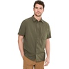 image:imageFjllrven High Coast Pack Mens Short Sleeve Shirt  Quick Dry Lightweight Fabric Packable Design  Hiking TravelLaurel Green