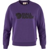 image:imageFjllrven Logo Sweater Womens Sweatshirt  Soft Fleece Classic Crewneck Organic Cotton Blend  Hiking TravelDark Violet