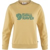 image:imageFjllrven Logo Sweater Womens Sweatshirt  Soft Fleece Classic Crewneck Organic Cotton Blend  Hiking TravelMais Yellow