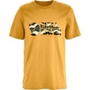 image:imageFjllrven Multicolor Logo Mens TShirt  Breathable Comfortable Organic Cotton Fabric  Hiking TravelOchre