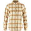 image:imageFjllrven Ovik Heavy Flannel Shirt Womens Shirt  Warm Soft Durable Button Up for Outdoor Everyday WearChalk WhiteDune Beige