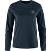 image:imageFjllrven Womens 1960 Logo TShirt Ls WDark Navy