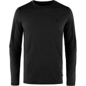image:imageFjallraven Abisko Wool Mens Long Sleeve Shirt Merino Wool Blend  Slim FitBlack