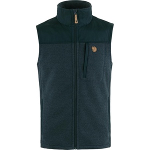 image:imageFjallraven Buck Mens Fleece FullZip Midlayer VestDark Navy