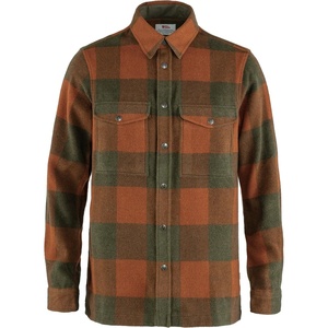 image:imageFjallraven Canada Mens Long Sleeve Shirt Wool Blend  Regular FitAutumn LeafLaurel Green