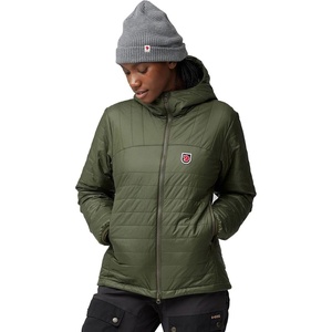 image:imageFjallraven Expedition XLatt Womens Insulated FullZip Midlayer HoodyDeep Forest