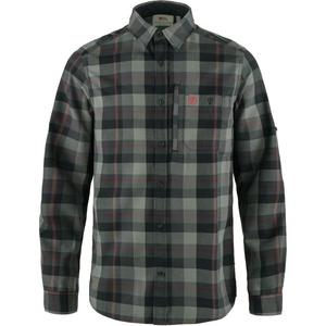 image:imageFjallraven Fjallglim Relaxed Shirt Mens Long Sleeve FlannelBlackGrey