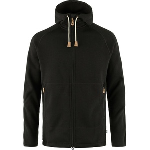 image:imageFjallraven Ovik Fleece Mens Fleece FullZip Midlayer HoodyBlack
