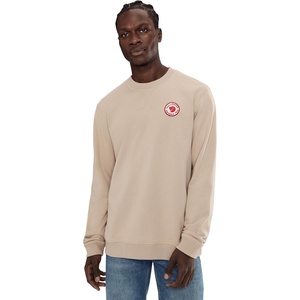 image:imageFjllrven 1960 Logo Badge Mens Sweatshirt  Organic Cotton Soft Fleece Warmth Classic Fit  Hiking TravelFossil