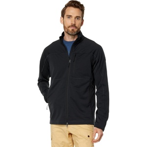 image:imageFjllrven Abisko Lite Mens Fleece Jacket  Breathable Comfortable Lightweight Fleece Warmth  Hiking TrekkingBlack