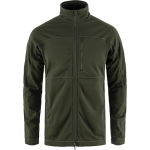 image:imageFjllrven Abisko Lite Mens Fleece Jacket  Breathable Comfortable Lightweight Fleece Warmth  Hiking TrekkingDeep Forest