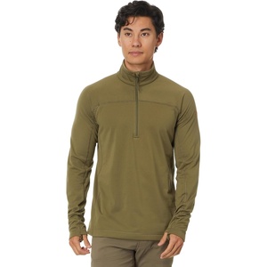 image:imageFjllrven Abisko Lite Mens Half Zip Fleece  Breathable Comfortable Lightweight Fleece Warmth  Hiking TrekkingGreen