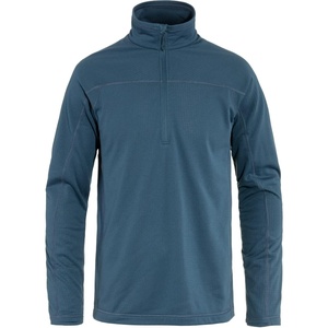 image:imageFjllrven Abisko Lite Mens Half Zip Fleece  Breathable Comfortable Lightweight Fleece Warmth  Hiking TrekkingIndigo Blue