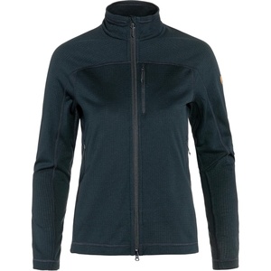 image:imageFjllrven Abisko Lite Womens Fleece Jacket  Breathable Comfortable Lightweight Fleece Warmth  Hiking TrekkingDark Navy
