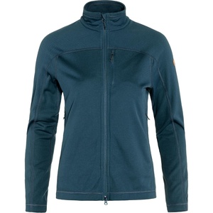 image:imageFjllrven Abisko Lite Womens Fleece Jacket  Breathable Comfortable Lightweight Fleece Warmth  Hiking TrekkingIndigo Blue