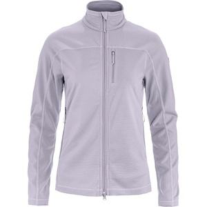 image:imageFjllrven Abisko Lite Womens Fleece Jacket  Breathable Comfortable Lightweight Fleece Warmth  Hiking TrekkingLavender Mist