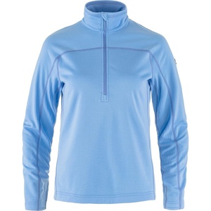 image:imageFjllrven Abisko Lite Womens Half Zip Fleece  Breathable Comfortable Lightweight Fleece Warmth  Hiking TrekkingUltramarine