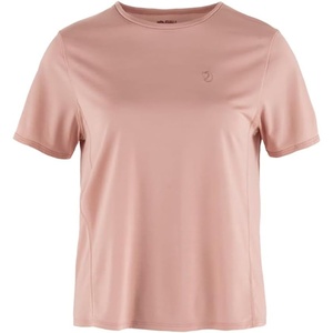image:imageFjllrven Abisko Lite Womens Short Sleeve Shirt  Comfortable Lightweight Breathable Fabric  Hiking TravelChalk Rose