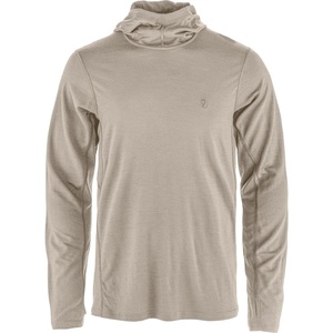 image:imageFjllrven Abisko Mens Wool Hoodie  Temperature Regulating Merino Wool Lightweight Warmth  Hiking TrekkingLight Fossil