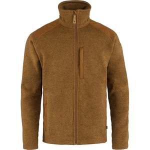 image:imageFjllrven Buck Fleece Mens Jacket  Warm Durable Full Zip Midlayer for Hiking Trekking Outdoor LayeringChestnut