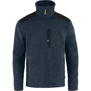 image:imageFjllrven Buck Fleece Mens Jacket  Warm Durable Full Zip Midlayer for Hiking Trekking Outdoor LayeringDark Navy
