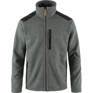 image:imageFjllrven Buck Fleece Mens Jacket  Warm Durable Full Zip Midlayer for Hiking Trekking Outdoor LayeringGreymelange