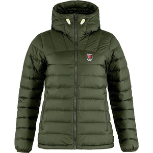image:imageFjllrven Expedition Pack Down Hoodie Womens Jacket  Lightweight Packable Insulated Winter Midlayer for Hiking OutdoorDeep Forest