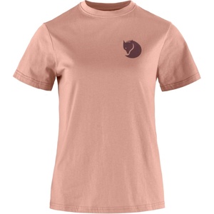 image:imageFjllrven Fox Boxy Logo Tee Womens TShirt  Soft Cotton Fabric Relaxed Boxy Fit Fox Graphic  Hiking TravelDusty Rose