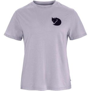 image:imageFjllrven Fox Boxy Logo Tee Womens TShirt  Soft Cotton Fabric Relaxed Boxy Fit Fox Graphic  Hiking TravelLavender Mist