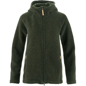 image:imageFjllrven Kaitum Fleece Womens Jacket  Warm Soft Durable Midlayer for Hiking Trekking OutdoorDeep Forest