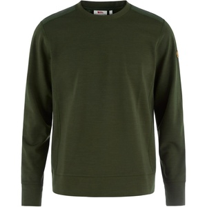 image:imageFjllrven Keb Fleece Mens Crewneck  Insulated Fleece Breathable Warmth Durable Construction  Hiking TravelDeep Forest