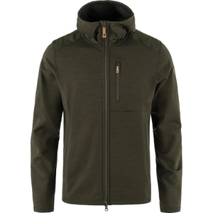 image:imageFjllrven Keb Fleece Mens Hooded Jacket  Insulated Fleece Breathable Warmth Durable Construction  Hiking TrekkingDeep Forest
