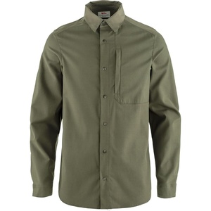 image:imageFjllrven Keb Mens Long Sleeve Trekking Shirt  Lightweight Breathable Comfortable Fabric  Hiking TravelLaurel GreenLaurel Green