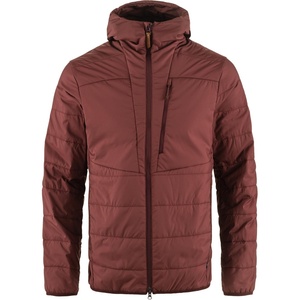 image:imageFjllrven Keb Padded Hoodie Mens Jacket  Lightweight Insulated Durable Midlayer for Hiking Trekking OutdoorMaroon