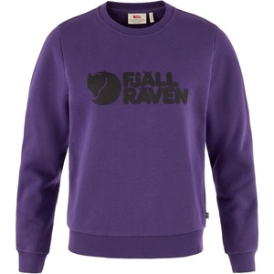 image:imageFjllrven Logo Sweater Womens Sweatshirt  Soft Fleece Classic Crewneck Organic Cotton Blend  Hiking TravelDark Violet