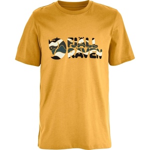 image:imageFjllrven Multicolor Logo Mens TShirt  Breathable Comfortable Organic Cotton Fabric  Hiking TravelOchre