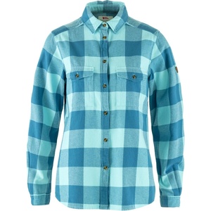 image:imageFjllrven Ovik Heavy Flannel Shirt Womens Shirt  Warm Soft Durable Button Up for Outdoor Everyday WearDawn BlueBreeze Blue