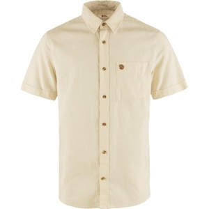 image:imageFjllrven Ovik Mens Short Sleeve Shirt  Lightweight Breathable Comfortable Fabric  Hiking TravelChalk White