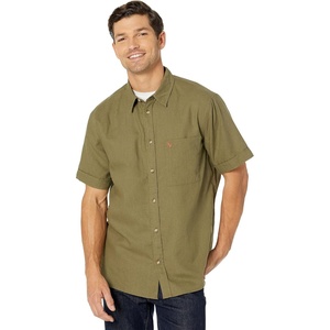 image:imageFjllrven Ovik Mens Short Sleeve Shirt  Lightweight Breathable Comfortable Fabric  Hiking TravelGreen