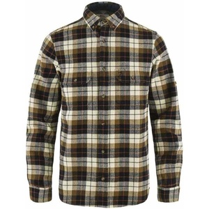image:imageFjllrven Singi Heavy Flannel Shirt Mens Shirt  Warm Durable Button Up for Outdoor Everyday WearChalk WhiteDark Navy