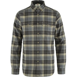 image:imageFjllrven Singi Heavy Flannel Shirt Mens Shirt  Warm Durable Button Up for Outdoor Everyday WearSuper GreyStone Grey