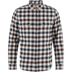 image:imageFjllrven Skog Shirt Mens Shirt  Durable Comfortable Flannel Button Up for Outdoor Everyday WearChalk WhiteBlack Oak