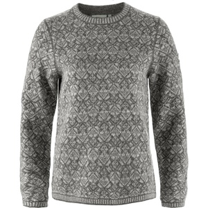 image:imageFjllrven Snow Round Neck Sweater Womens SweaterGrey